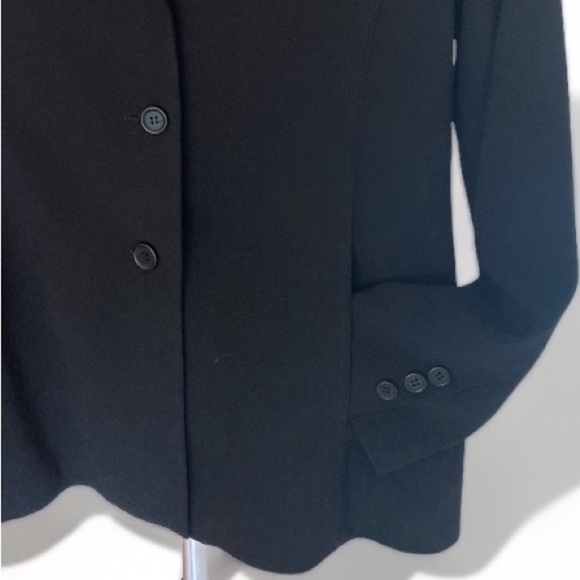 BCBG 3-Button Front Hourglass Blazer Corpcore Dark Acadamia Size 6 Goth clas… - Picture 8 of 11